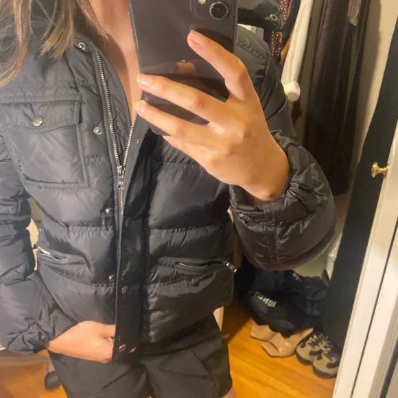 Prada Black Puffer Jacket - Picture 2 of 16